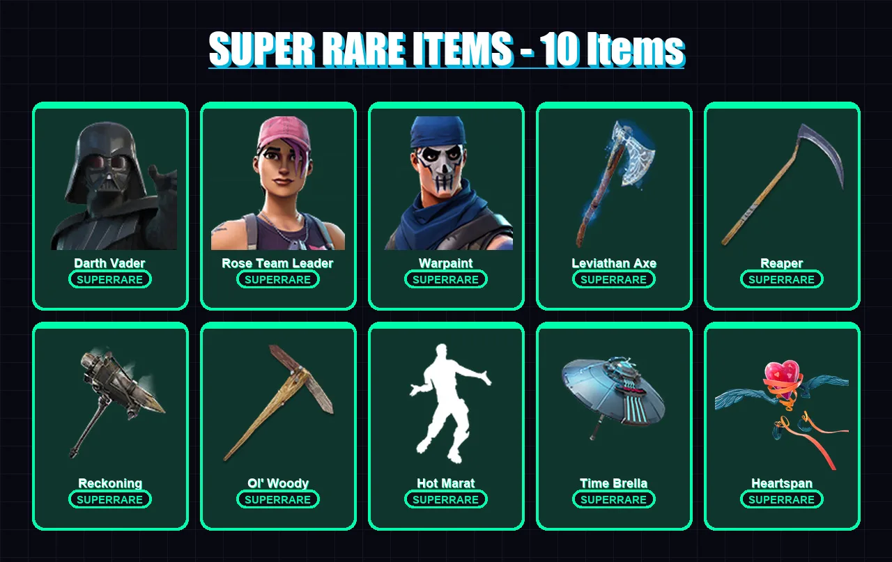 [PC/XBOX/PSN] | Darth Vader | Rose Team Leader | Warpaint | Menace | Mandalorian | 362 skin | 394 pickaxe | 329 emote | 276 glider | Lv4496 — Fortnite account