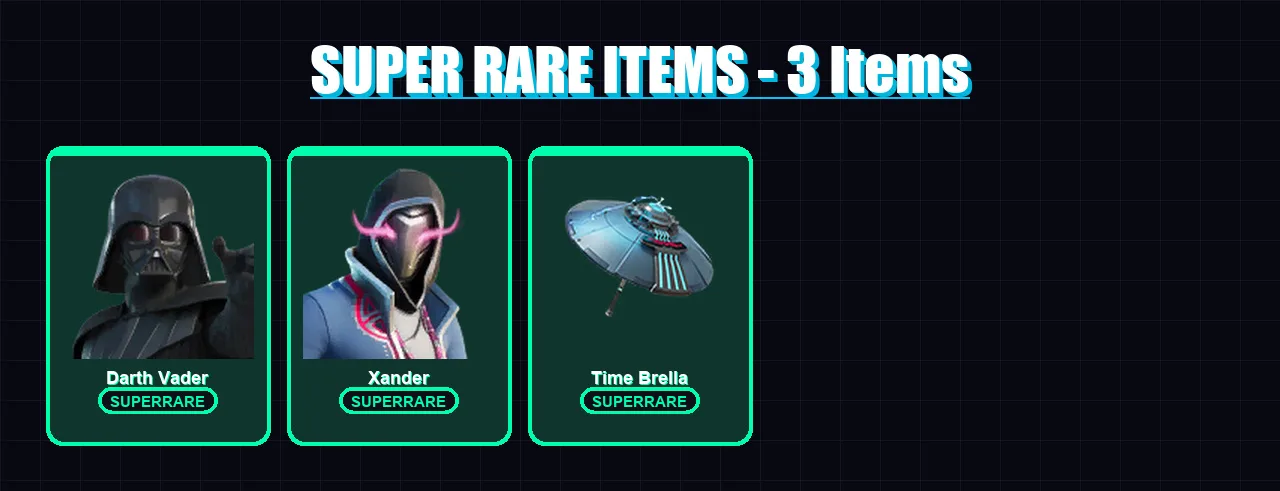 [PC/XBOX/PSN] | Darth Vader | Xander | Renzo the Destroyer | Zeus | Hades | 128 skin | 169 pickaxe | 120 emote | 147 glider | Lv1855