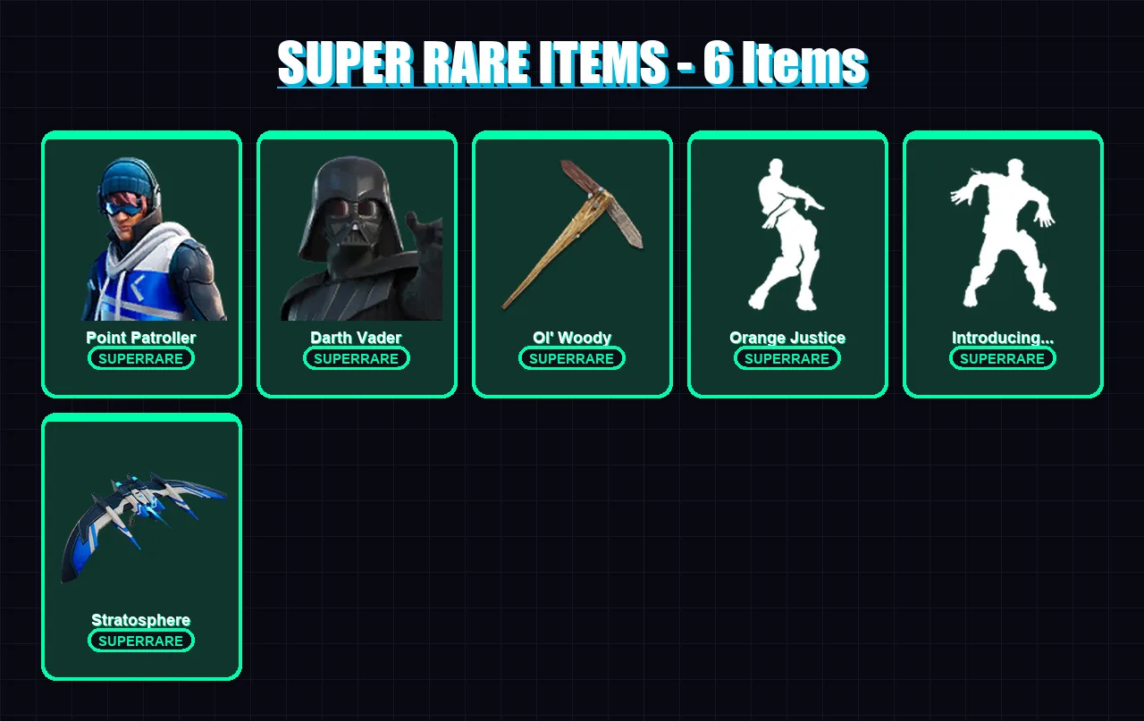 [PS4/PS5/XBOX/PC] | Point Patroller | Darth Vader | Kymera | The Foundation | Raz | 235 skin | 233 pickaxe | 128 emote | 153 glider | Lv1670