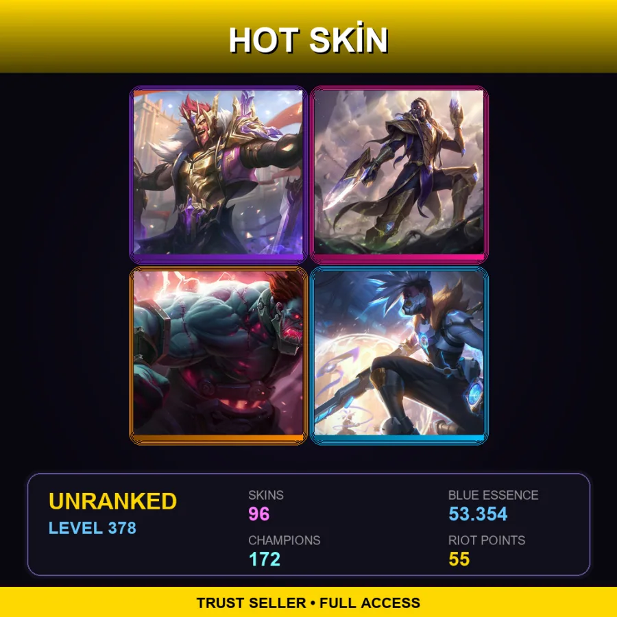 LAN | Lv378 | Unranked | 96 Skin | 172 Champ — Worlds 2015 Kalista
