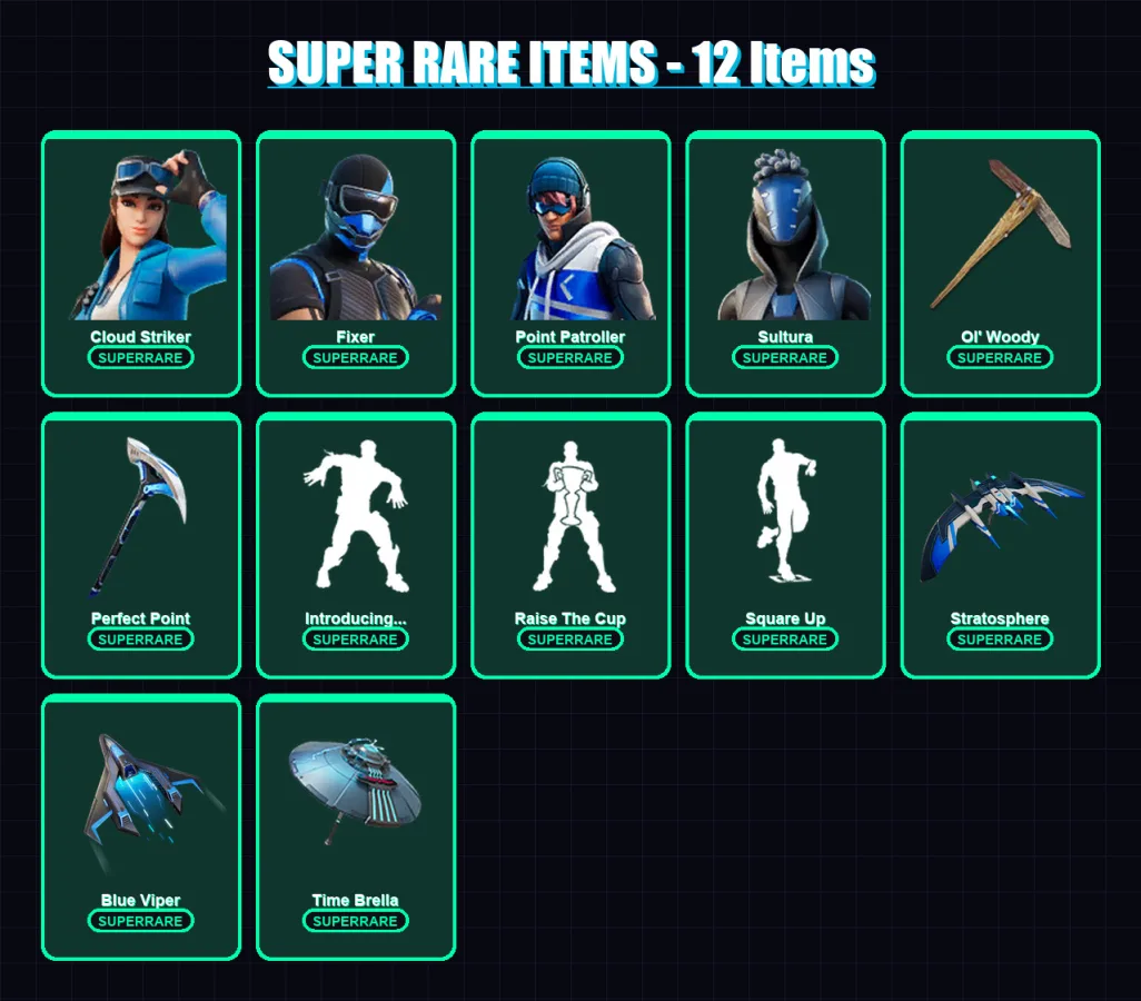 [PS4/PS5/XBOX/PC] | Lara Croft | Joltara | Alli | Cloud Striker | Fixer | 217 skin | 267 pickaxe | 237 emote | 160 glider | Lv2297