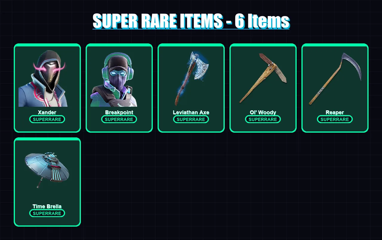 [PS4/PS5/XBOX/PC] | Xander | Breakpoint | Raz | Spire Assassin | Midas | 149 skin | 187 pickaxe | 134 emote | 142 glider | Lv3266