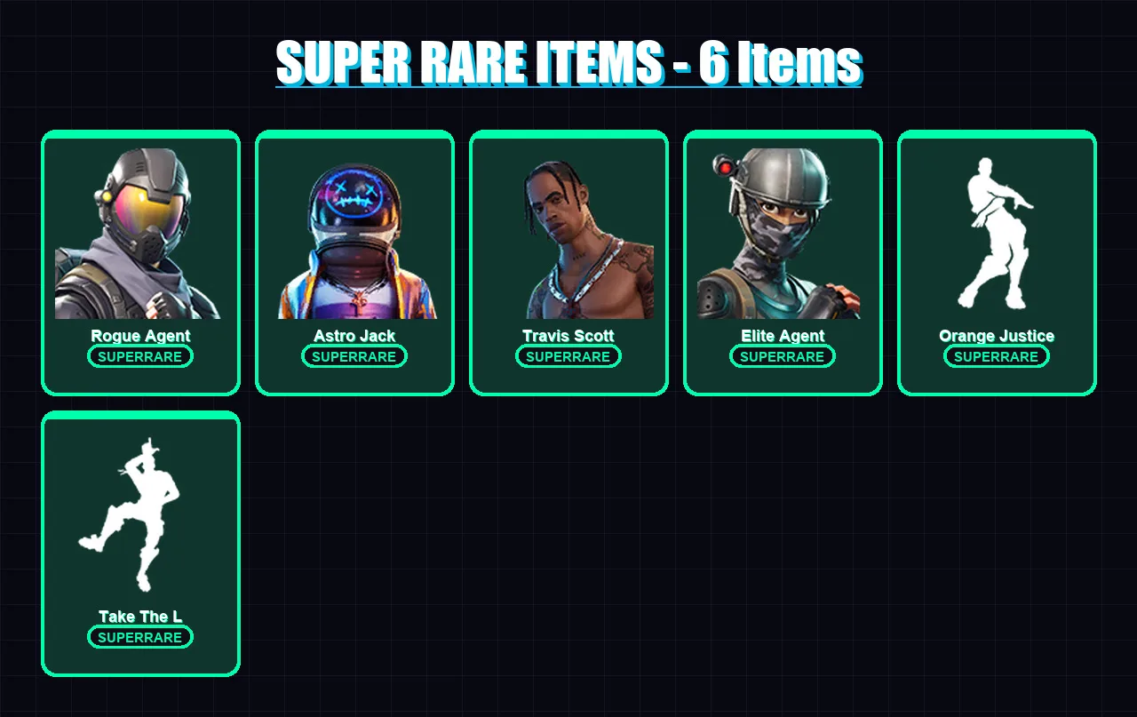 [PS4/PS5/XBOX/PC] | Rogue Agent | Astro Jack | Travis Scott | Elite Agent | Dark Voyager | 23 skin | 26 pickaxe | 35 emote | 28 glider | Lv566 — Fortnite account
