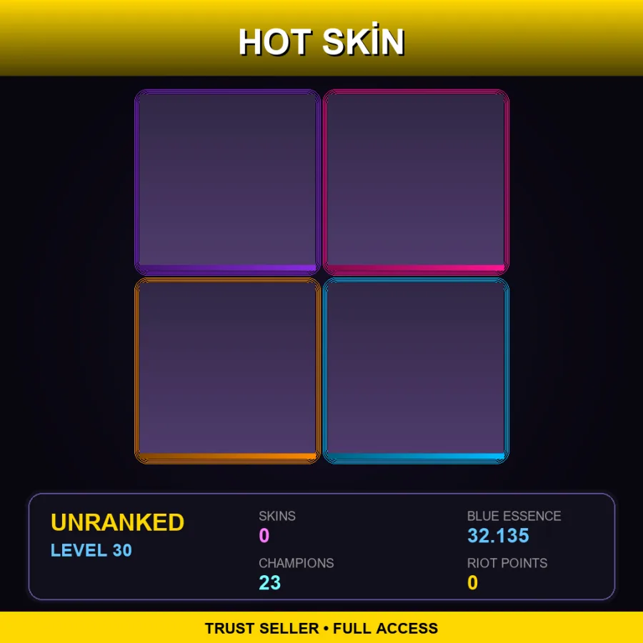 EUNE | Lv30 | Unranked | 0 Skin | 23 Champ