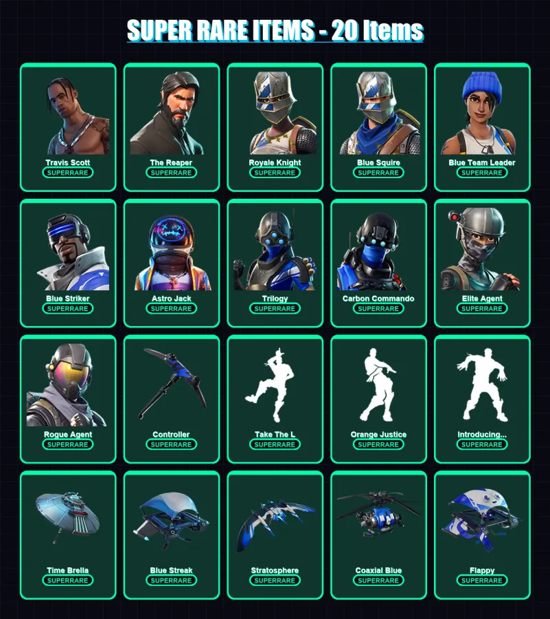 [PS4/PS5/XBOX/PC] | Aerial Assault Trooper (OG) | Travis Scott | The Reaper | 87 skin | Lv662