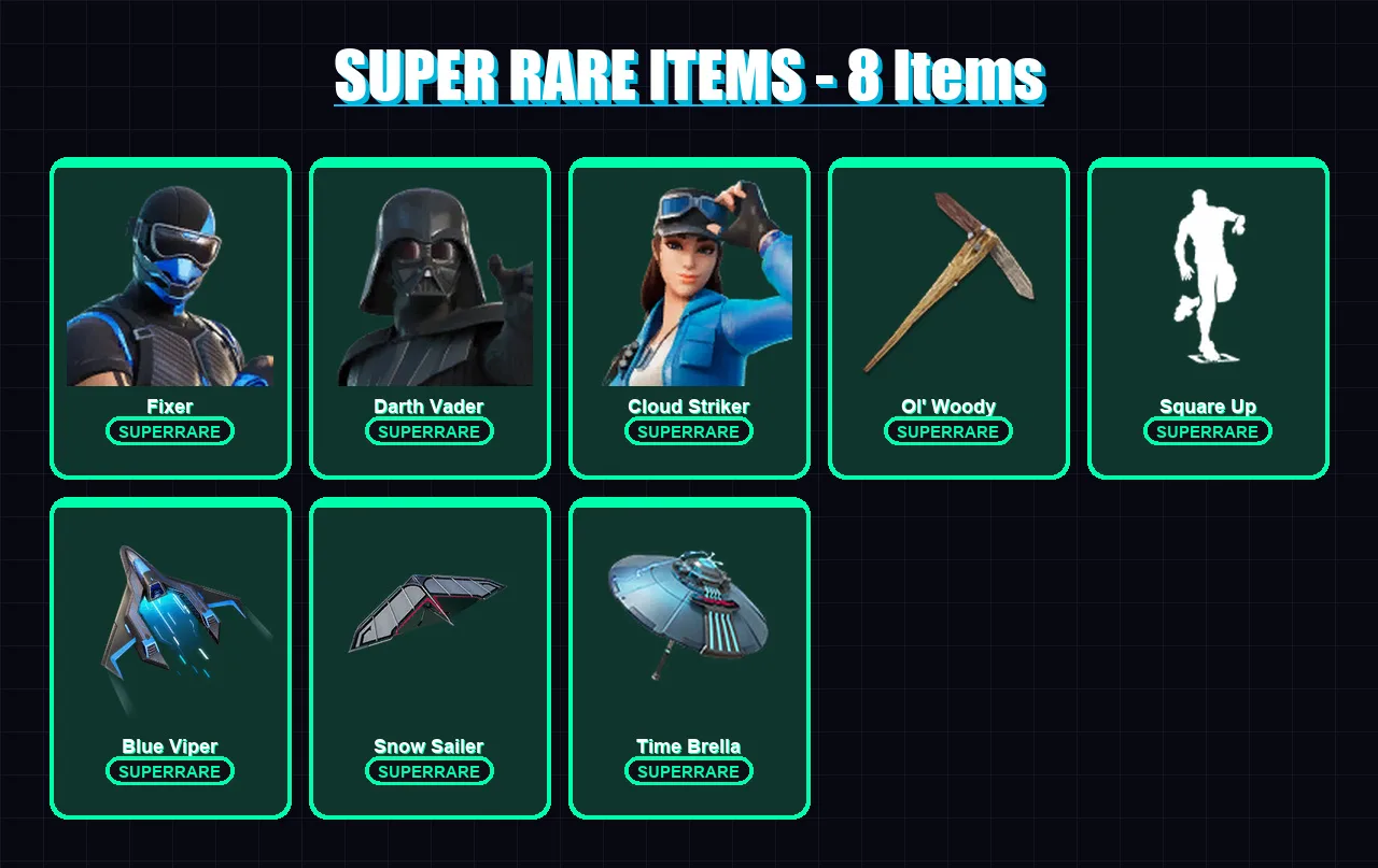 [PS4/PS5/XBOX/PC] | Fixer | Darth Vader | Cloud Striker | Predator | The Ageless | 331 skin | 374 pickaxe | 235 emote | 216 glider | Lv3998 — Fortnite account