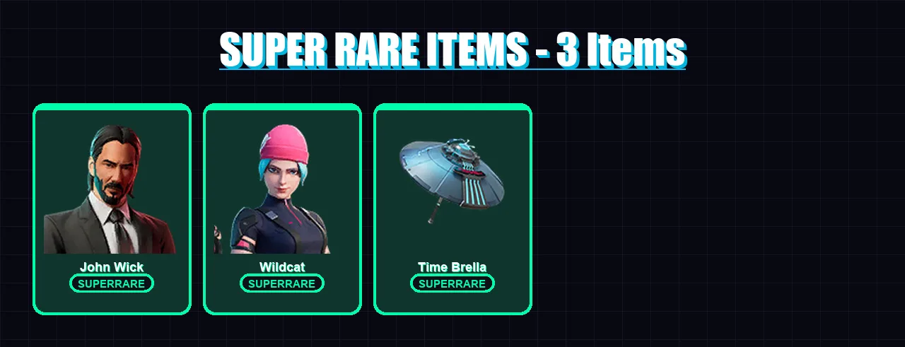 [SWITCH/XBOX/PC] | John Wick | Wildcat | Blaze | Snap | Ravage | 107 skin | 135 pickaxe | 96 emote | 116 glider | Lv2011