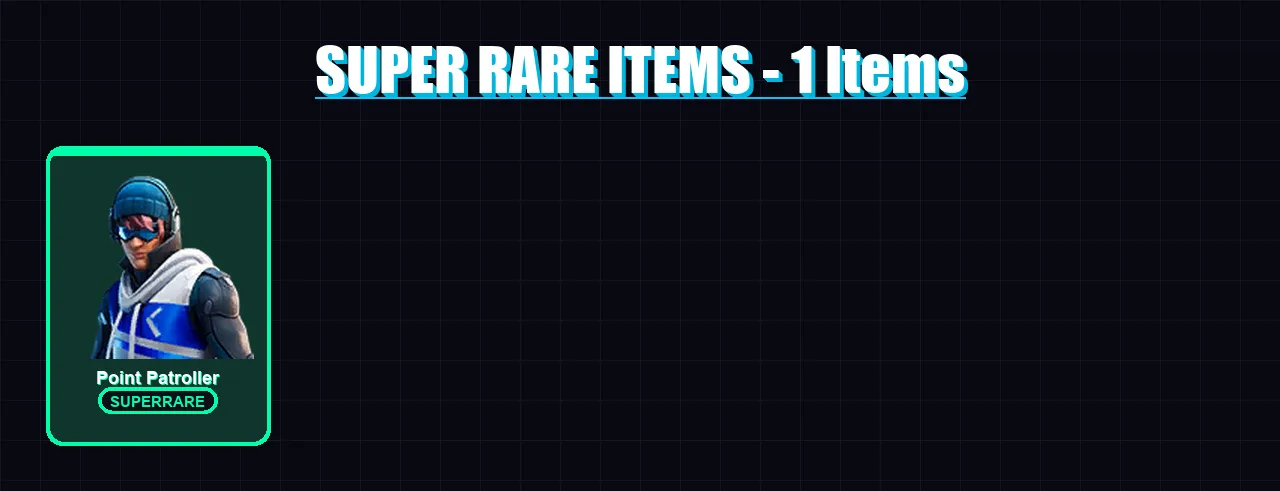 [PC/XBOX] | Point Patroller | Fade | Catalyst | Sorana | Rox | 53 skin | 51 pickaxe | 64 emote | 44 glider | Lv732