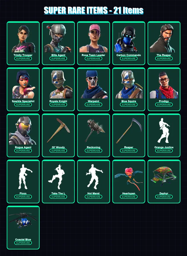 [PS4/PS5/PC] | Trinity Trooper | Elite Agent | Rose Team Leader | 119 skin | Lv1467