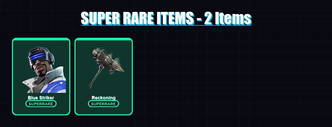 [PC/XBOX] | Blue Striker | Drift | Calamity | Huntress | Sun Strider | 8 skin | 5 pickaxe | 7 emote | 10 glider | Lv117