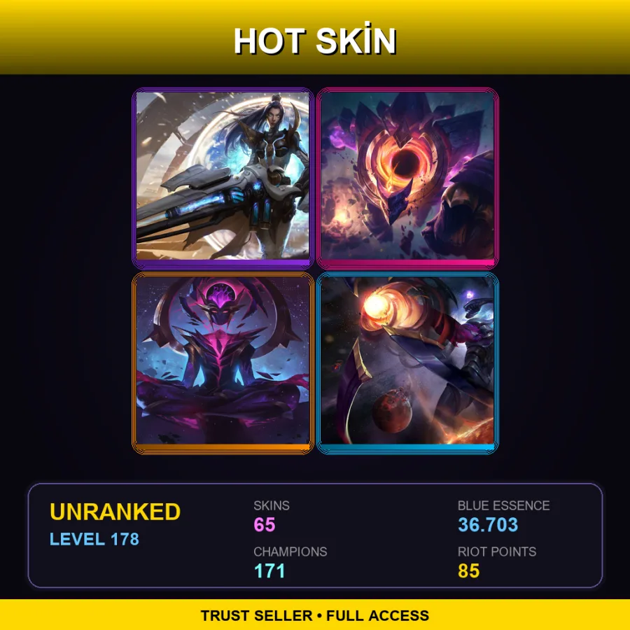 LAN | Lv178 | Unranked | 65 Skin | 171 Champ — Slay Belle Katarina