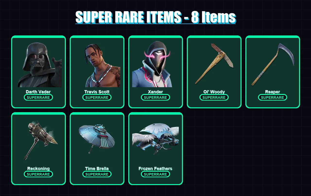 [PC/PSN] | Darth Vader | Travis Scott | Xander | Malik | The Ageless | 406 skin | 429 pickaxe | 337 emote | 280 glider | Lv4556 — Fortnite account