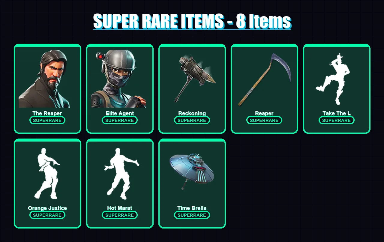 [PC/XBOX/PSN] | The Reaper | Elite Agent | Dark Voyager | Joey | Drift | 176 skin | 172 pickaxe | 142 emote | 174 glider | Lv2625 — Fortnite account
