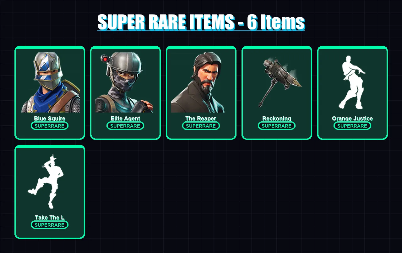 [PC/XBOX] | Blue Squire | Elite Agent | The Reaper | Lynx | Drift | 48 skin | 80 pickaxe | 62 emote | 76 glider | Lv998