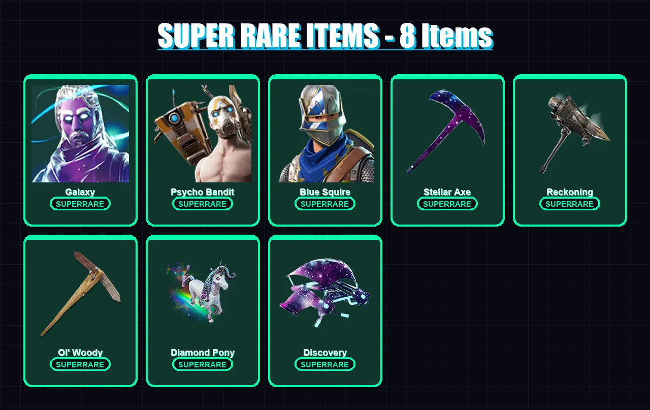 [PC/PSN] | Galaxy | Psycho Bandit | Blue Squire | Enforcer | Calamity | 28 skin | 24 pickaxe | 28 emote | 30 glider | Lv252