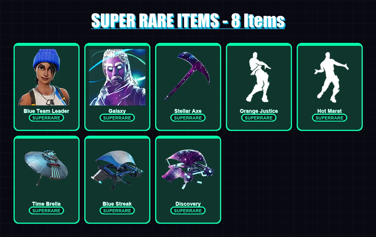 [PC/XBOX] | Blue Team Leader | Galaxy | Ruin | Deadpool | Luxe | 61 skin | 103 pickaxe | 76 emote | 98 glider | Lv1601 — Fortnite account