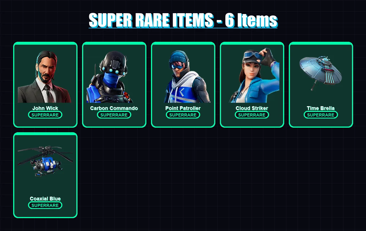 [PS4/PS5/XBOX/PC] | John Wick | Carbon Commando | Point Patroller | 152 skin | Lv2183