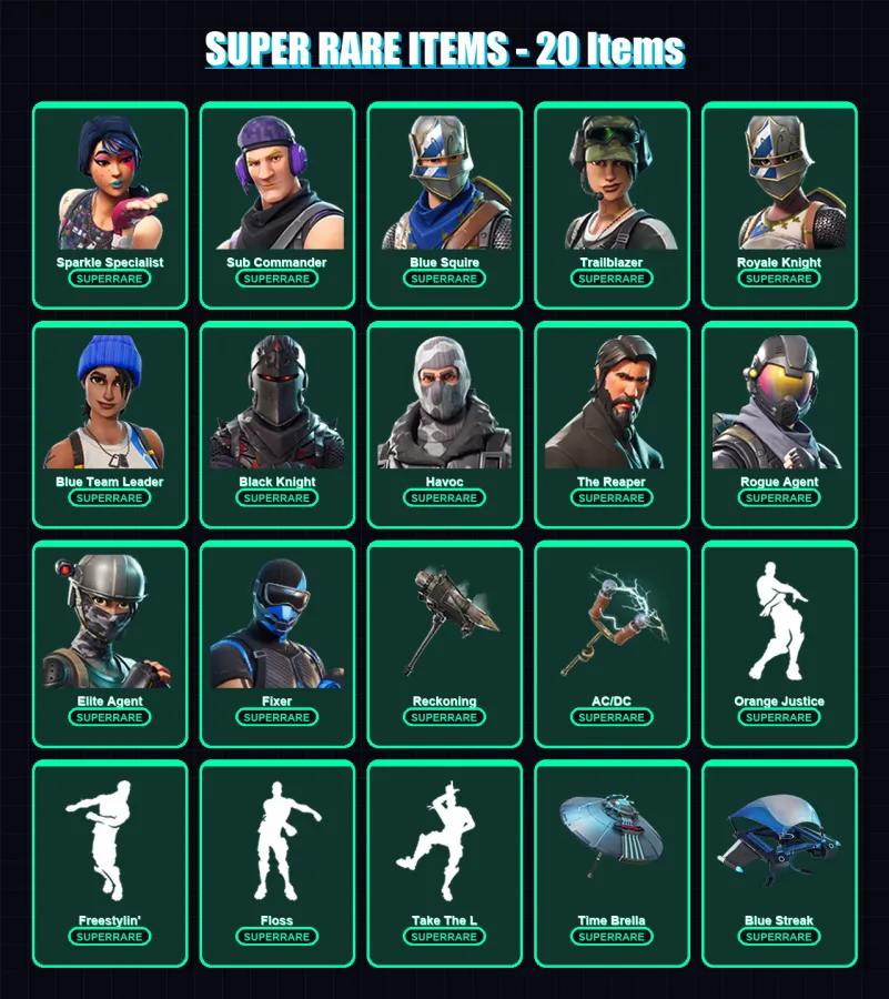 [PS4/PS5/XBOX/PC] | Sparkle Specialist | Sub Commander | Blue Squire | 47 skin | Lv520