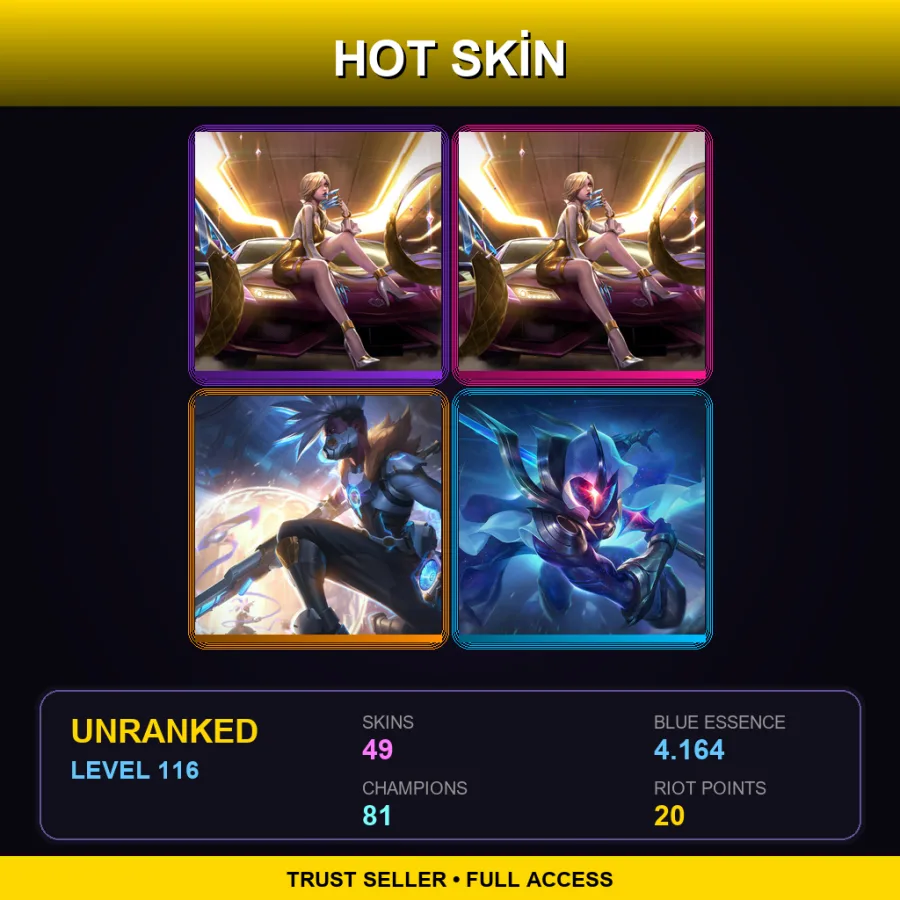 LAS | Lv116 | Unranked | 49 Skin | 81 Champ — Guardian Of The Sands Ryze
