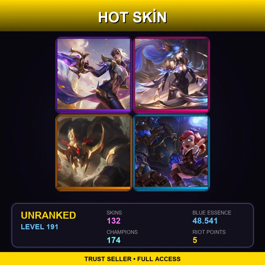 VN | Lv191 | Unranked | 132 Skin | 174 Champ — Lancer Paragon Blitzcrank