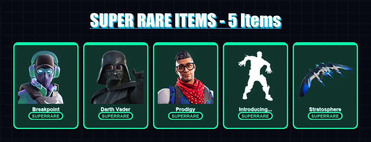 [PC] | Breakpoint | Darth Vader | Prodigy | The Scientist | Gear Specialist Maya | 89 skin | 94 pickaxe | 102 emote | 88 glider | Lv1053
