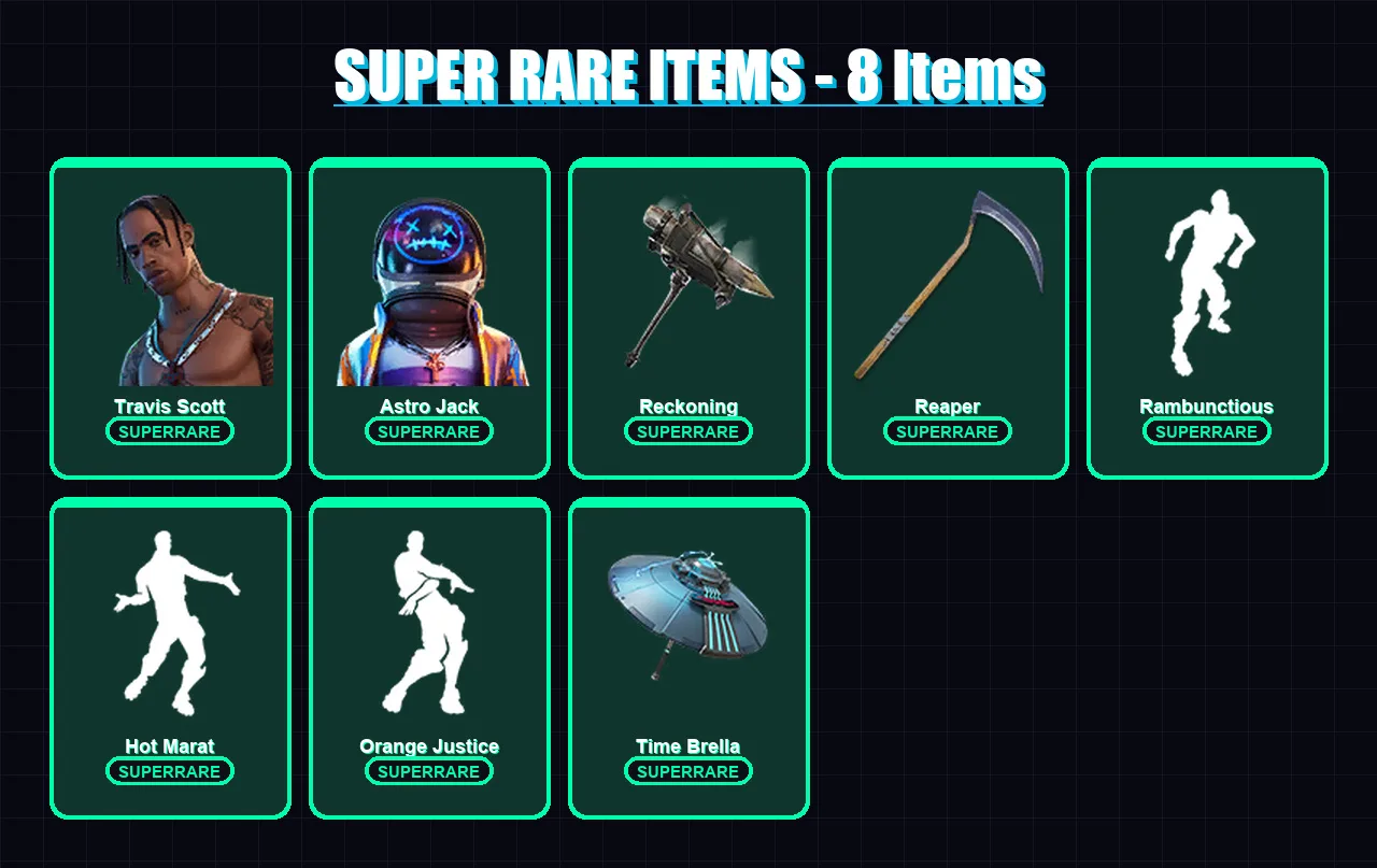 [PC/XBOX] | Travis Scott | Astro Jack | Dire | Carbide | Fusion | 90 skin | 77 pickaxe | 87 emote | 78 glider | Lv1349 — Fortnite account