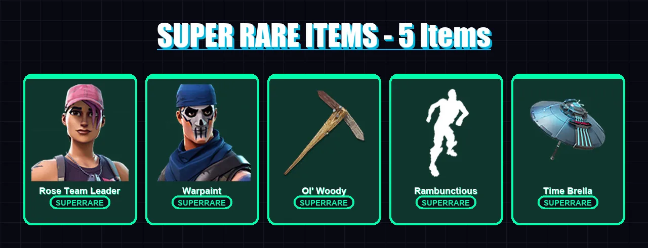 [PC/XBOX/PSN] | Rose Team Leader | Warpaint | Ragnarok | Wukong | Raven | 34 skin | 77 pickaxe | 84 emote | 80 glider | Lv1204