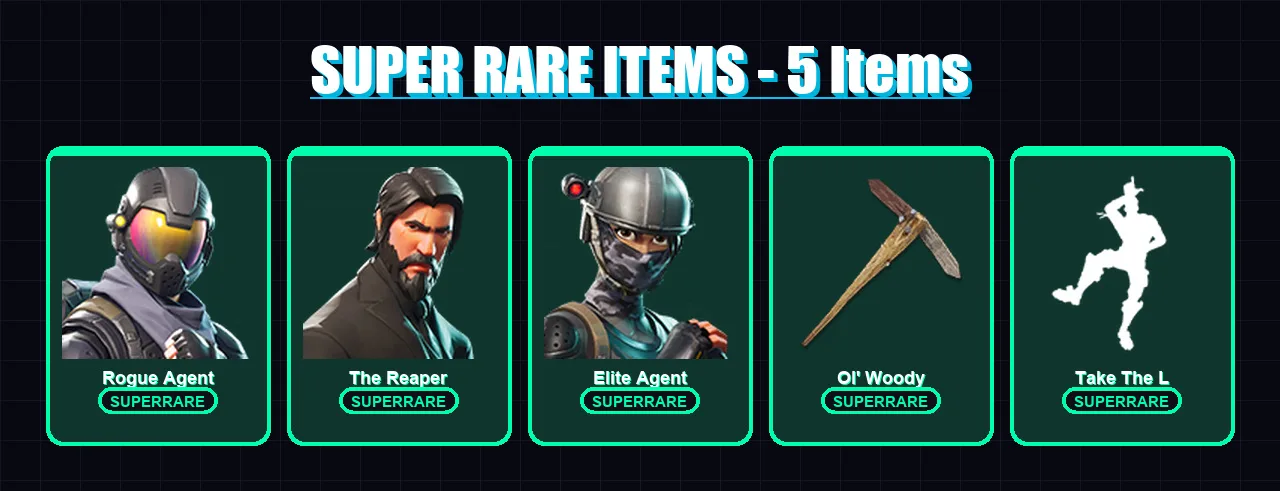[PC/XBOX/PSN] | Rogue Agent | The Reaper | Elite Agent | Dark Voyager | Raven | 10 skin | 15 pickaxe | 15 emote | 10 glider | Lv168 — Fortnite account