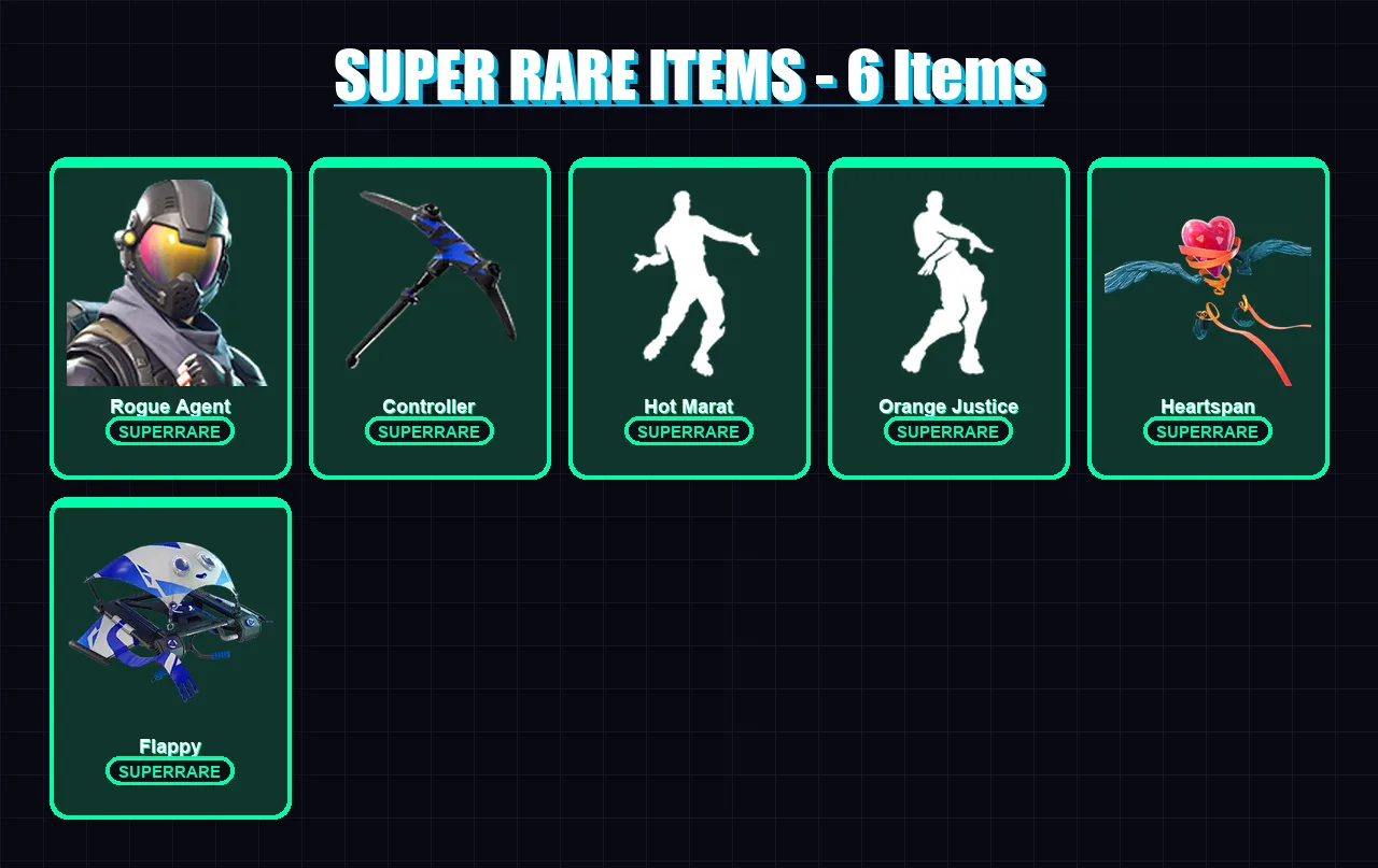 [PC/XBOX/PSN] | Rogue Agent | Rox | Midas | The Prisoner | Ruin | 63 skin | 46 pickaxe | 62 emote | 42 glider | Lv723