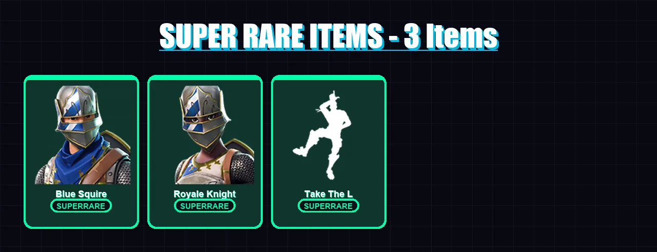 [PS4/PS5/XBOX/PC] | Blue Squire | Royale Knight | Moonwalker | Mission Specialist | Rust Lord | 5 skin | 4 pickaxe | 9 emote | 8 glider | Lv104