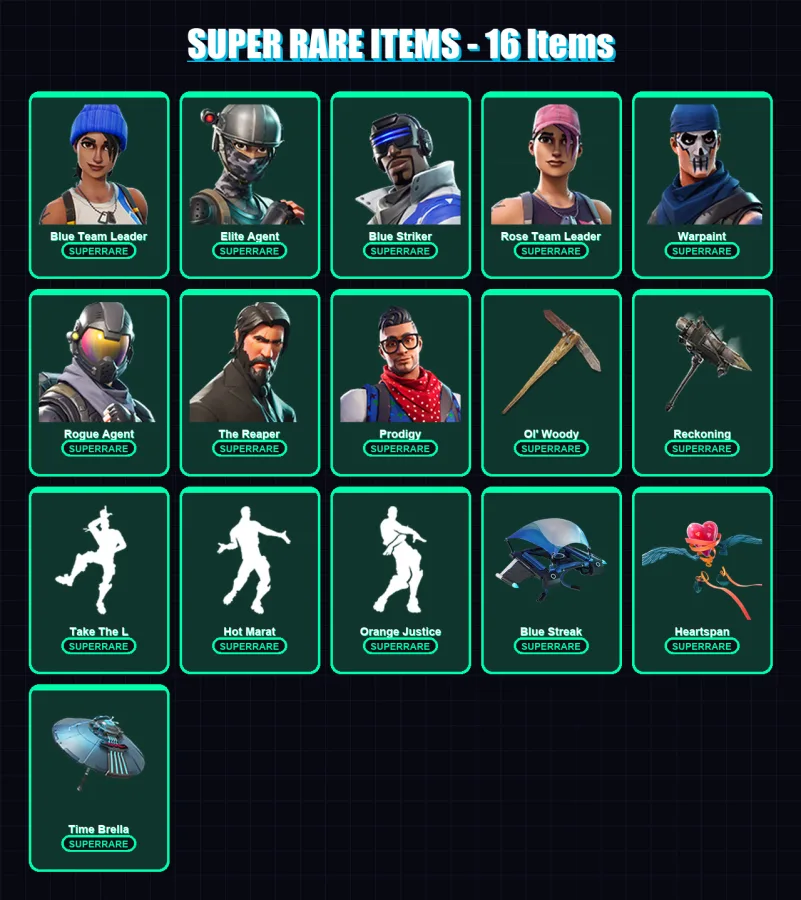[PS4/PS5/XBOX/PC] | Blue Team Leader | Elite Agent | Blue Striker | 105 skin | Lv1639