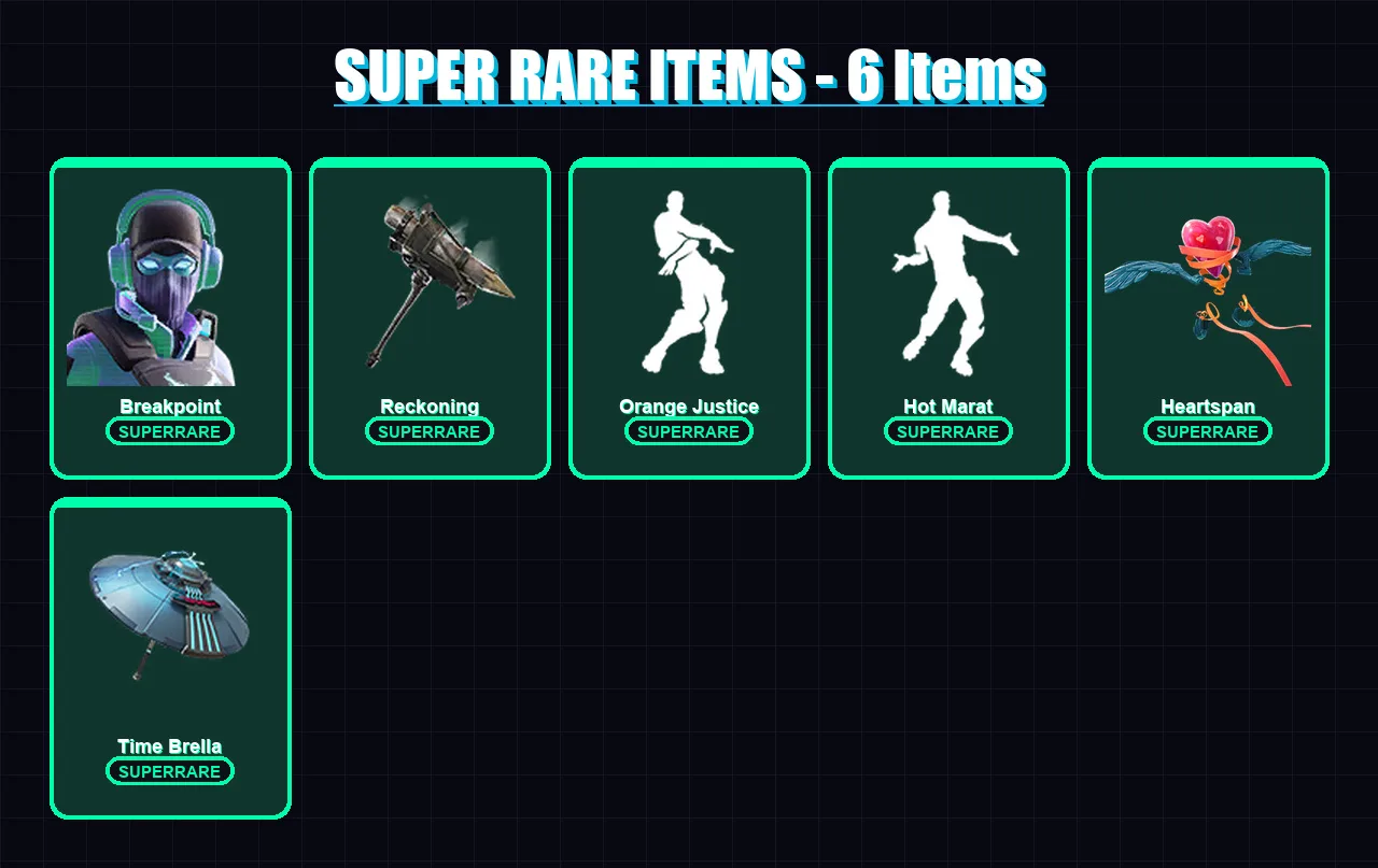 [PC/XBOX/PSN] | Breakpoint | Fusion | Sentinel | Ronin | The Foundation | 156 skin | 156 pickaxe | 116 emote | 150 glider | Lv2009