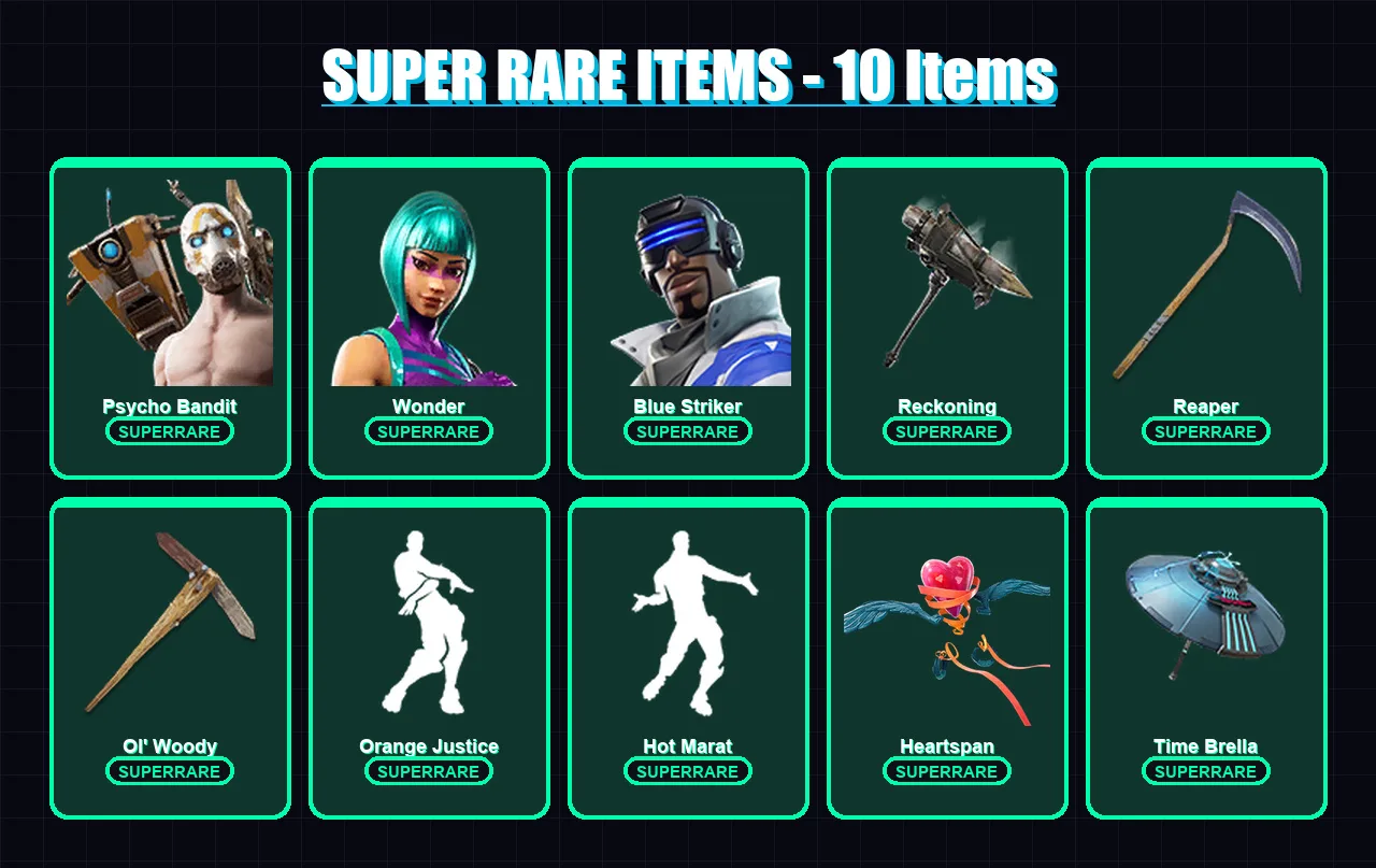 [PC/XBOX/PSN] | Psycho Bandit | Wonder | Blue Striker | Zenith | Spectra Knight | 421 skin | 305 pickaxe | 387 emote | 176 glider | Lv5407