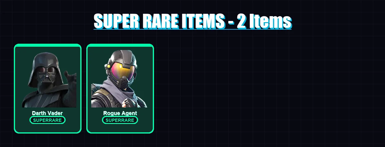 [PC/PSN] | Darth Vader | Rogue Agent | The Imagined | The Mighty Volt | Snap | 32 skin | 30 pickaxe | 30 emote | 28 glider | Lv299
