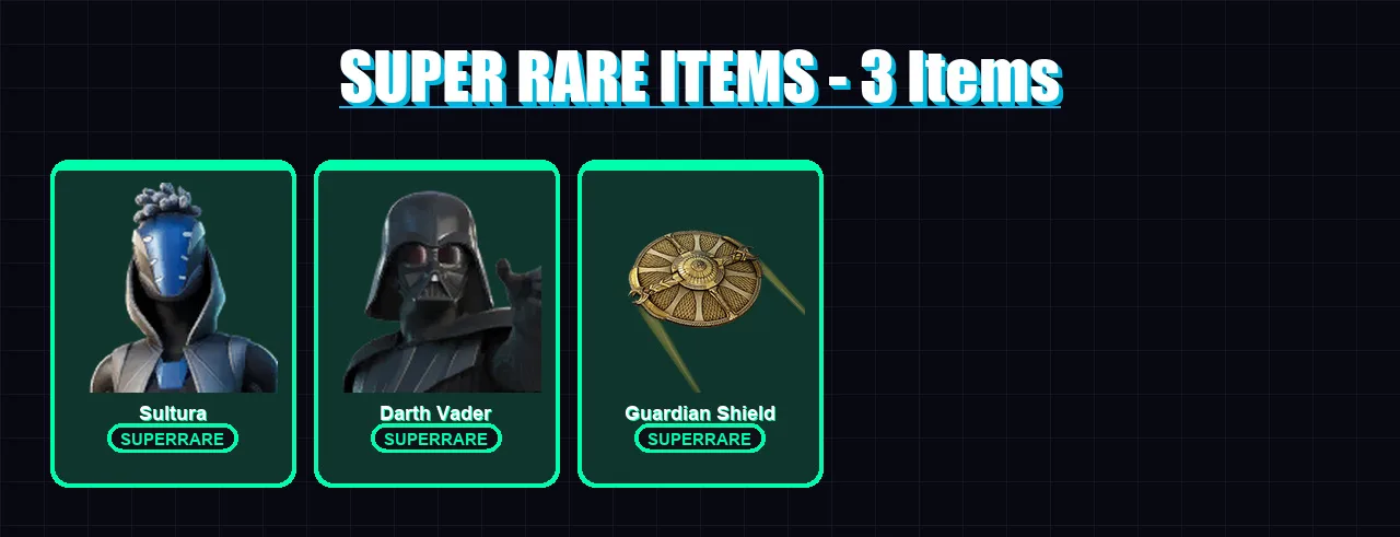 [PS4/PS5/XBOX/PC] | Sultura | Darth Vader | Menace | Kymera | Valeria | 102 skin | 117 pickaxe | 78 emote | 98 glider | Lv1210