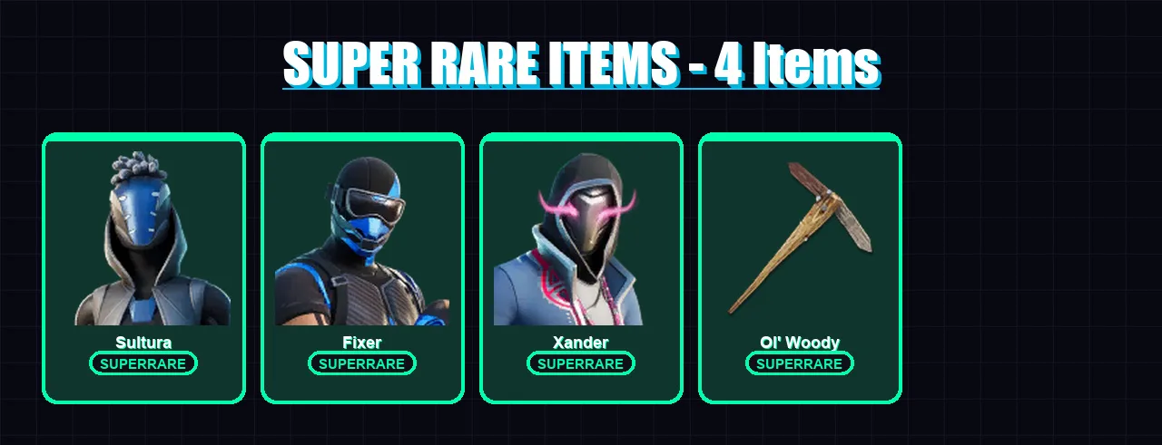 [PS4/PS5/XBOX/PC] | Sultura | Fixer | Xander | Fade | Deadpool | 81 skin | 107 pickaxe | 84 emote | 100 glider | Lv1528