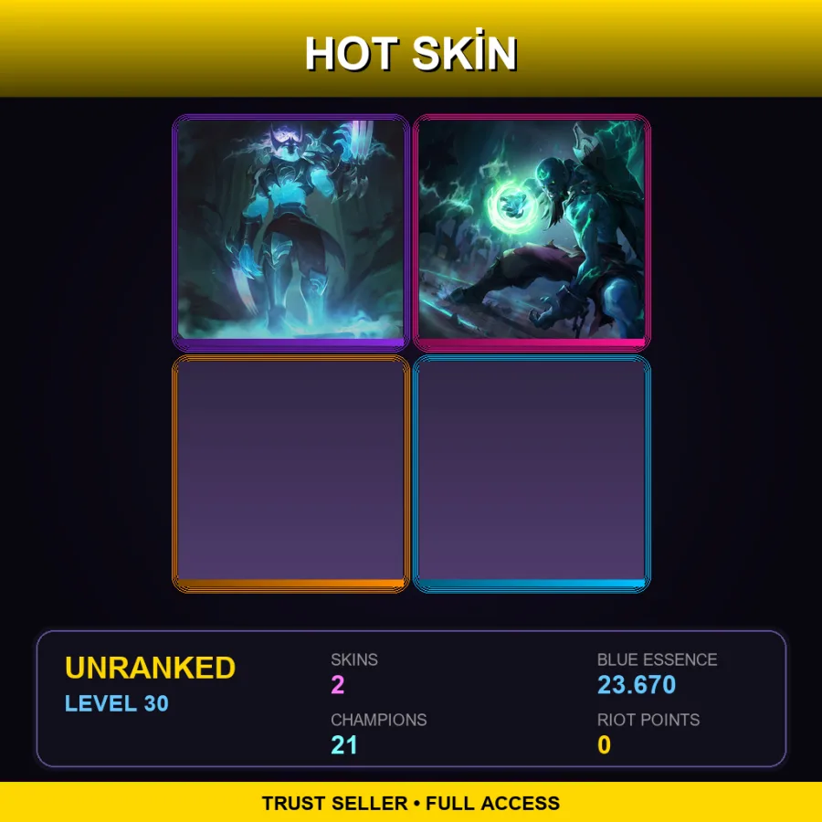 EUNE | Lv30 | Unranked | 2 Skin | 21 Champ — Zombie Ryze