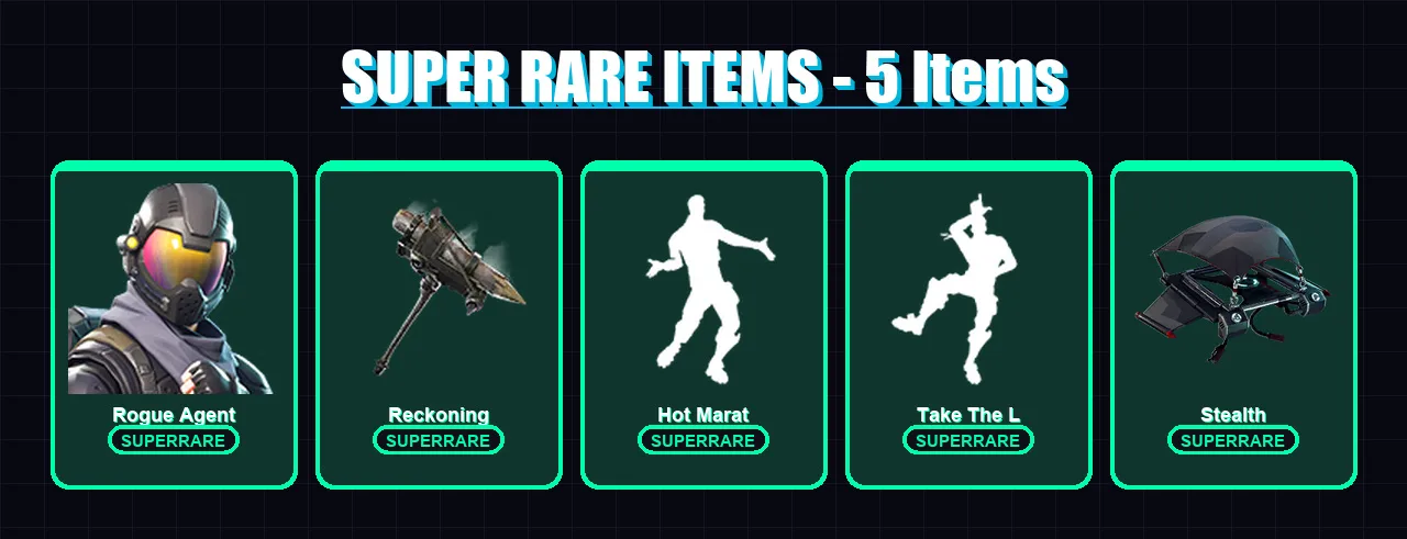 [PS4/PS5/XBOX/PC] | Rogue Agent | The Ice King | Carbide | Lynx | Dire | 27 skin | 29 pickaxe | 33 emote | 33 glider | Lv357