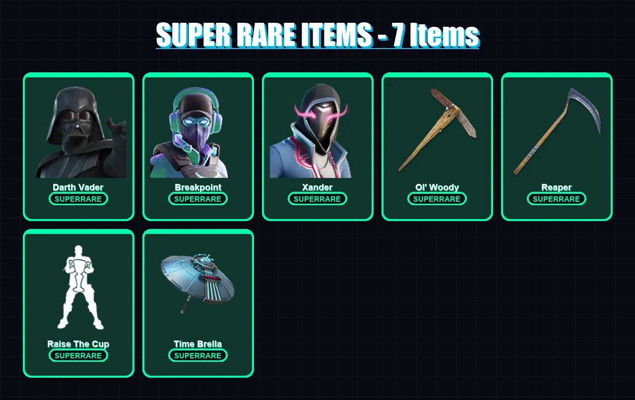 [PC/XBOX/PSN] | Darth Vader | Breakpoint | Xander | Midas Rex | Fusion | 334 skin | 336 pickaxe | 278 emote | 243 glider | Lv4792 — Fortnite account