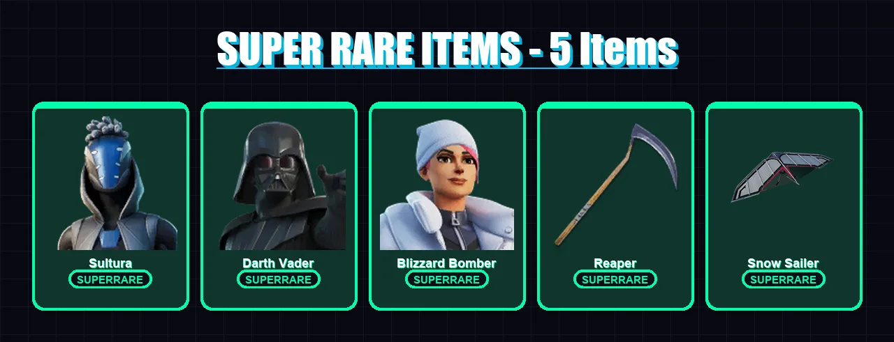 [PS4/PS5/PC] | Sultura | Darth Vader | Blizzard Bomber | The Imagined | The Origin | 149 skin | 149 pickaxe | 82 emote | 88 glider | Lv781