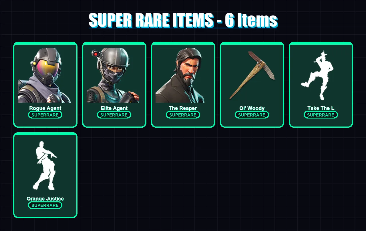 [PC/XBOX/PSN] | Rogue Agent | Elite Agent | The Reaper | Valor | Dark Voyager | 17 skin | 11 pickaxe | 15 emote | 15 glider | Lv243