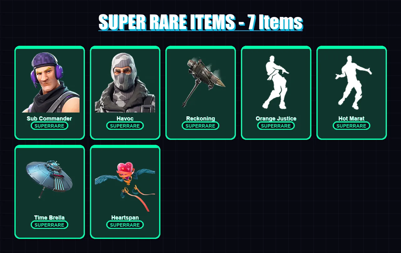 [PC/XBOX] | Sub Commander | Havoc | Fade | A.I.M. | Omega | 77 skin | 75 pickaxe | 76 emote | 86 glider | Lv1105 — Fortnite account