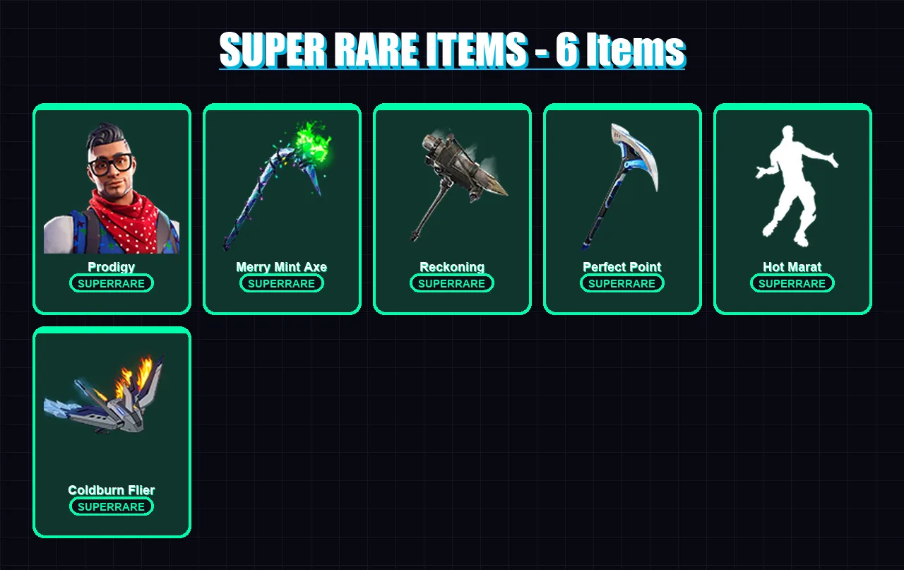 [PS4/PS5/XBOX/PC] | Prodigy | Malik | Deadpool | The Origin | Galaxia | 193 skin | 162 pickaxe | 123 emote | 101 glider | Lv1051