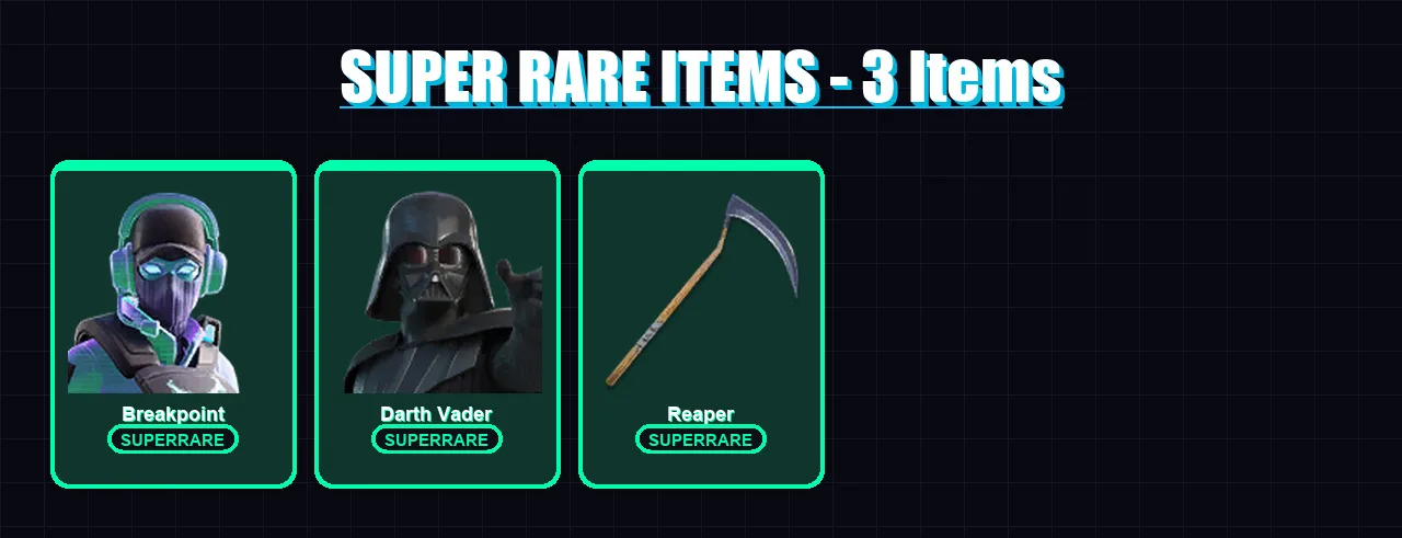 [PC/XBOX/PSN] | Breakpoint | Darth Vader | Midas | Ronin | Snap | 183 skin | 167 pickaxe | 143 emote | 145 glider | Lv2670 — Fortnite account