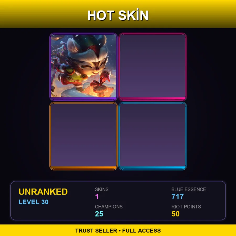 EUNE | Lv30 | Unranked | 1 Skin | 25 Champ