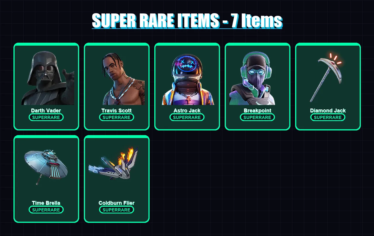 [PS4/PS5/XBOX/PC] | Darth Vader | Travis Scott | Astro Jack | Breakpoint | Kado Thorne | 294 skin | 319 pickaxe | 212 emote | 233 glider | Lv3195