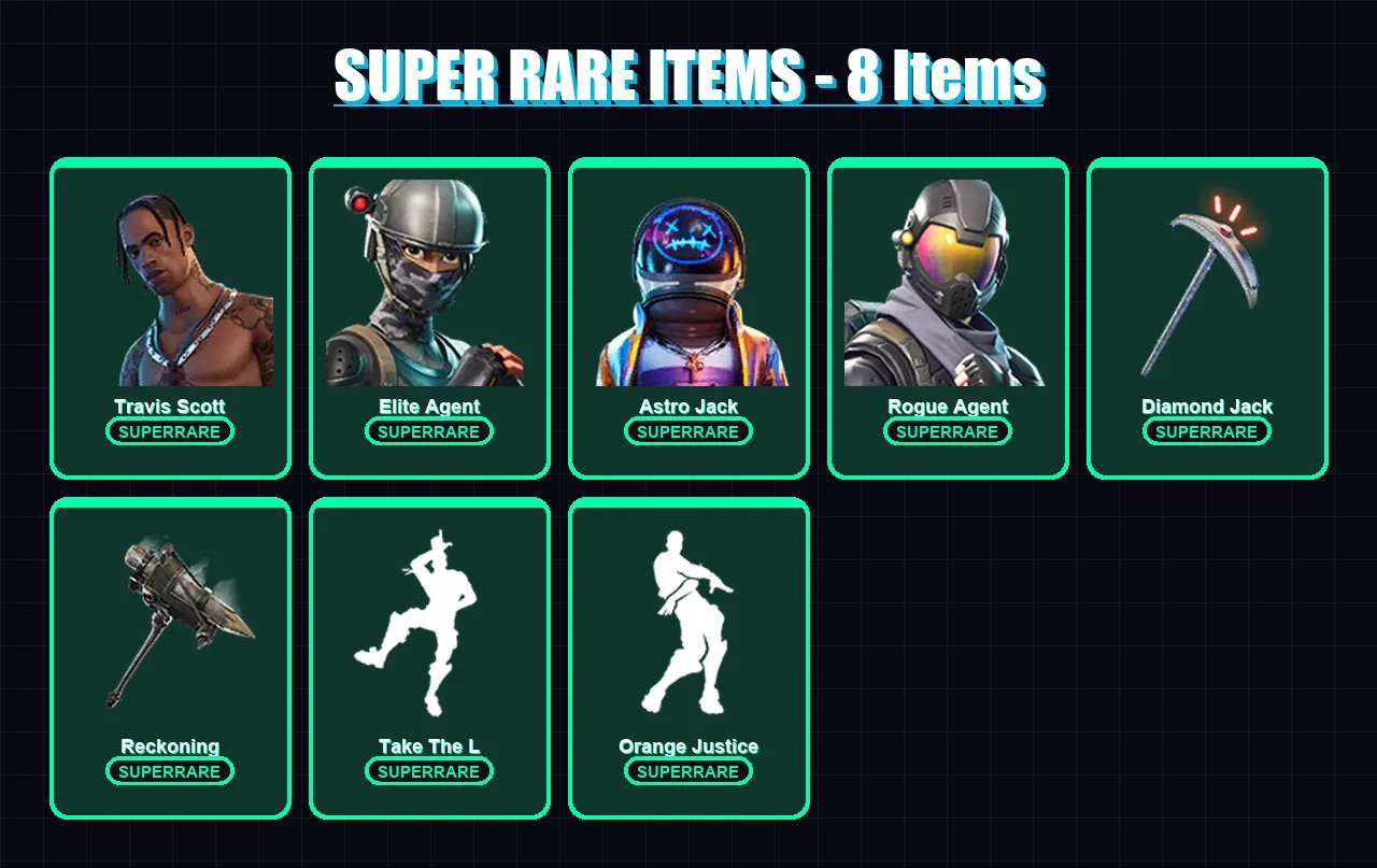 [PC/XBOX/PSN] | Travis Scott | Elite Agent | Astro Jack | Rogue Agent | Carbide | 93 skin | 77 pickaxe | 71 emote | 66 glider | Lv1031 — Fortnite account