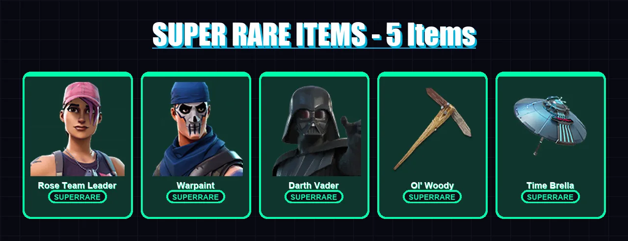 [PC/PSN] | Rose Team Leader | Warpaint | Darth Vader | Catalyst | Fade | 133 skin | 160 pickaxe | 133 emote | 143 glider | Lv2838