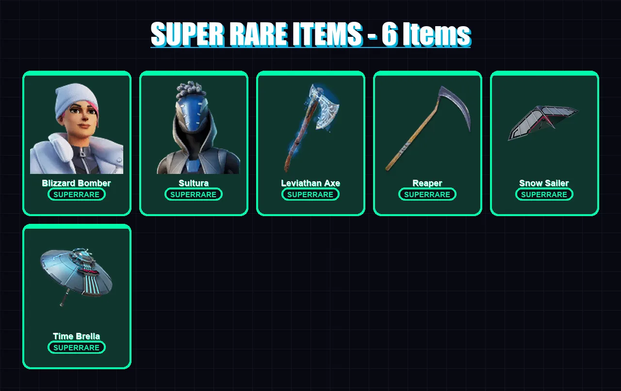 [PC/XBOX] | Blizzard Bomber | Sultura | Mizuki | Kymera | Peter Griffin | 147 skin | 206 pickaxe | 149 emote | 151 glider | Lv2841