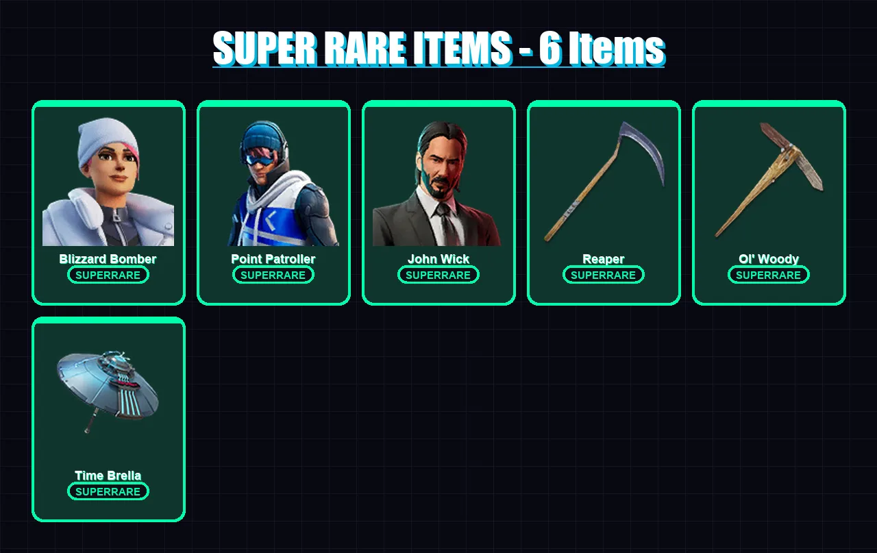 [PC/XBOX] | Blizzard Bomber | Point Patroller | John Wick | Eternal Knight | Fusion | 133 skin | 187 pickaxe | 149 emote | 135 glider | Lv2698 — Fortnite account